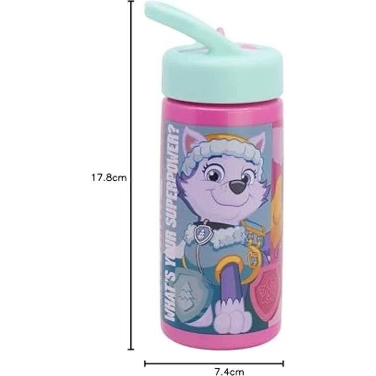 Paw Patrol Kinder Wasserflasche 410 ml für Alltag Schule und unterwegs – Bild 4