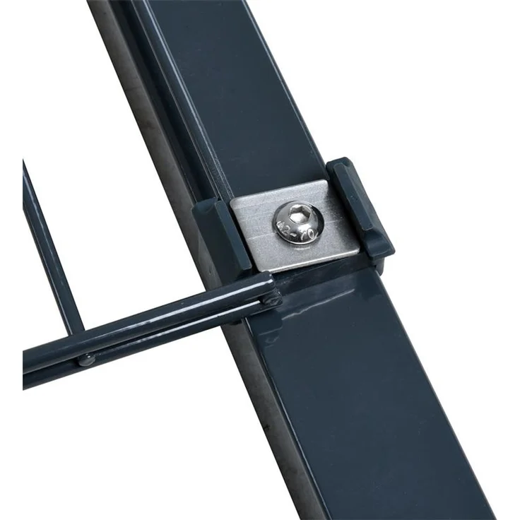Doppelstabmattenzaun Gitterzaun Drahtgitter 80 cm RAL 7016 Gartenzaun Stabmatten – Bild 2