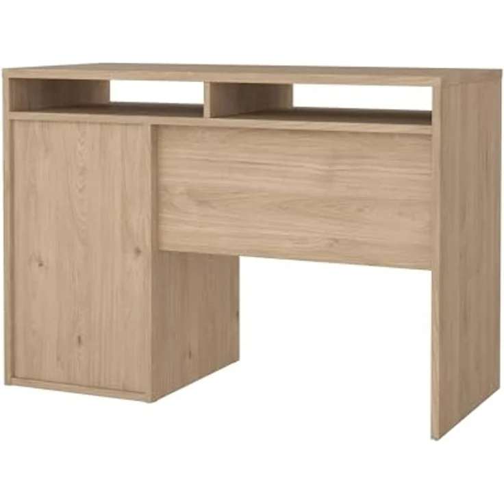 Dmora - Schreibtisch Cherie, Mehrzweckschreibtisch, Bürotisch für PC, Eckschreibtisch, 110x48 h77 cm, Eiche – Bild 5