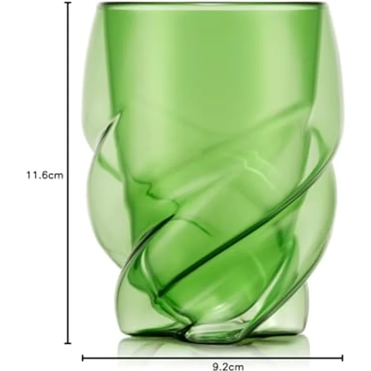 Bodum 2 Stück Glas doppelwandig 0.27l Pavina Paris transparent green – Bild 9