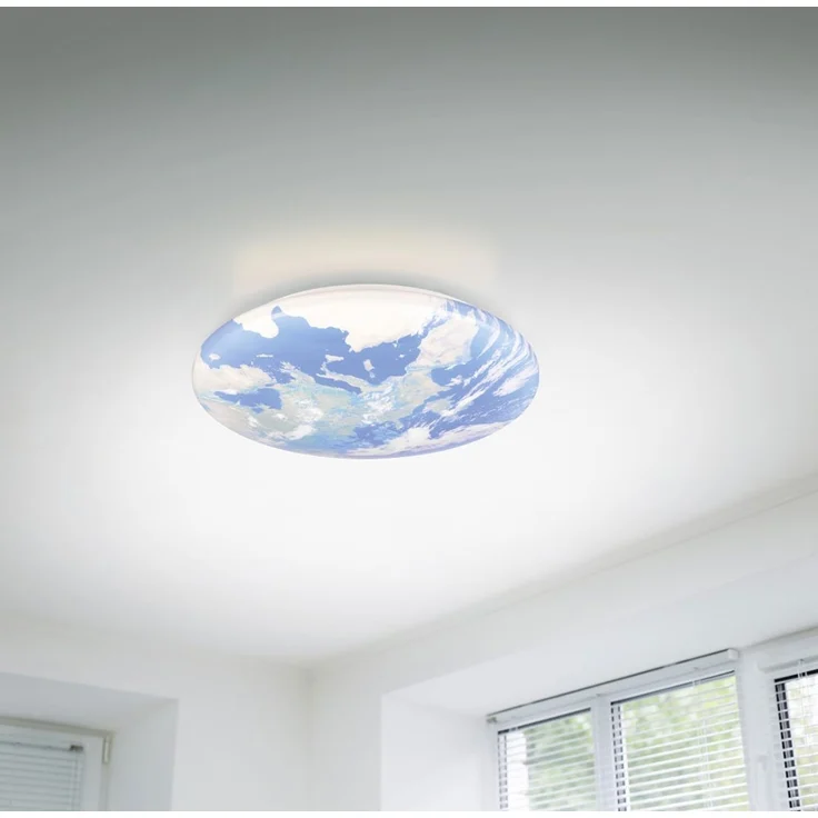 LED Deckenleuchte, Weltkugel, rund, D 37 cm – Bild 5