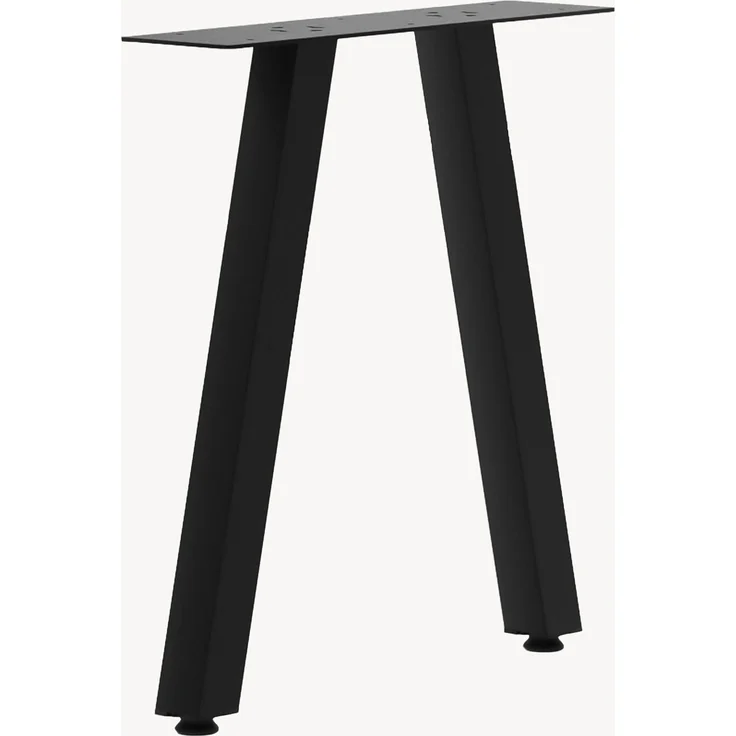 Tischgestell 2er Set Heustreu 45x40cm Schwarz [en. casa] – Bild 6