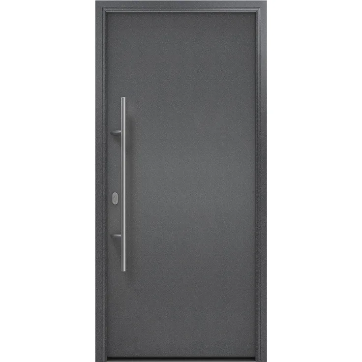 Hörmann Ecostar Haustür "ISOPRO IP 010", anthrazit metallic (CH 703), 110 x 210 cm (B x H),DIN Links