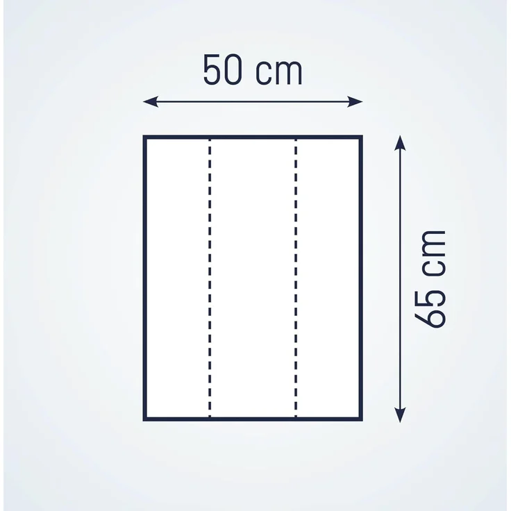 Julius Zöllner® 2-Keil Wickelauflage 50x65 cm - weiche Wickelunterlage - Baby Wickeltischauflage - Folie, wasserdicht & abwischbar - Made in Germany - OEKO-TEX Standard 100 - Sternenfreunde – Bild 3