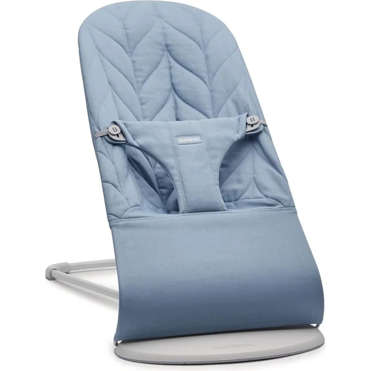 BabyBjörn Bliss Kronenblatt Baumwolle Wippe Blau B