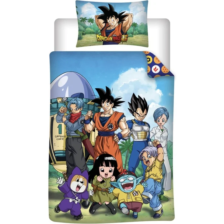 Dragon Ball Z Baumwolle Bettwäsche Set 160 × 210 cm mit Kissenbezug 65 × 100 cm für Schlafzimmer – Bild 1