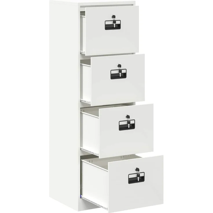 vidaXL Aktenschrank Rosa 45,5 x 42 x 139 cm Kaltgewalzter Stahl 891623 – Bild 6