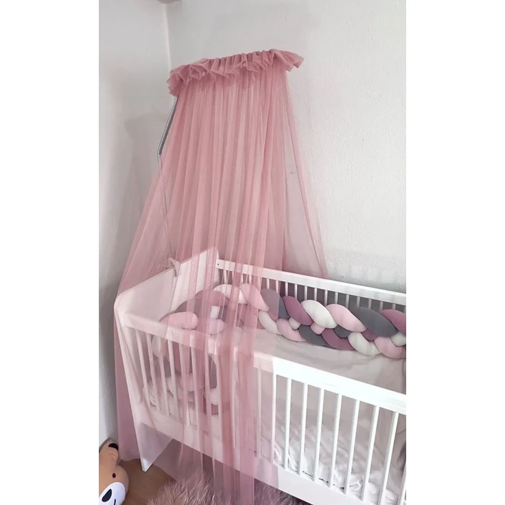 Baby Fancyroom Betthimmel Baby Fancyroom Betthimmel für Babybett Gitterbett 300x180cm Tüll, Handgefertigt, aus feinem Premium Tüll – Bild 1
