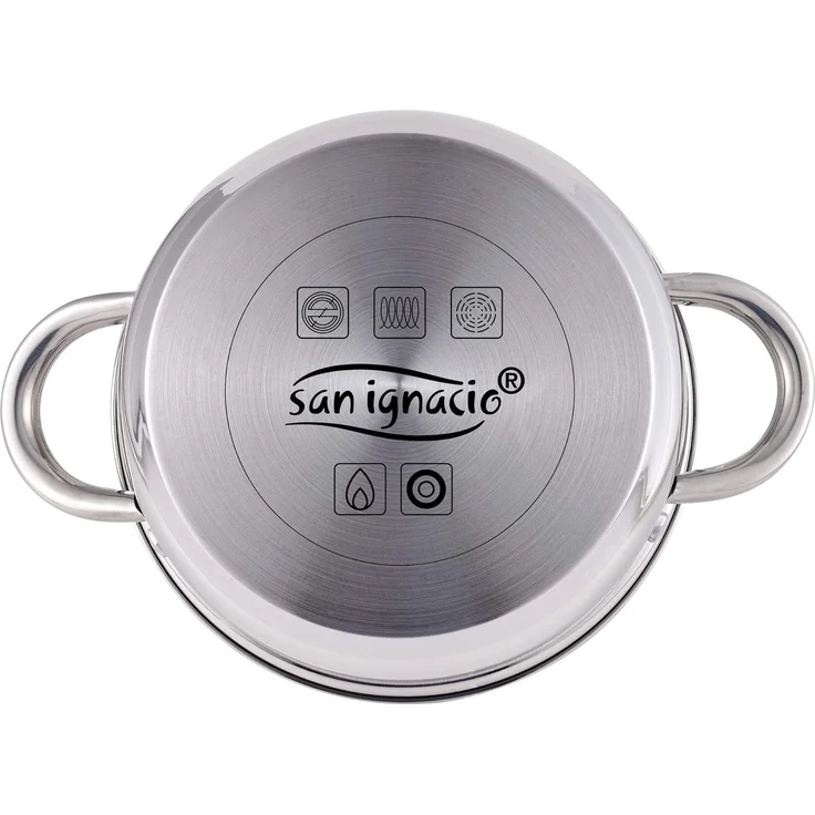 Topf-Set CASSEL 4-teilig silber Kochtopf Suppentopf Töpfe Universaltopf Topf – Bild 6