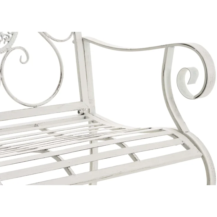 CLP 2er Set Gartenstühle Punjab mit Armlehnen,antik weiß – Bild 8