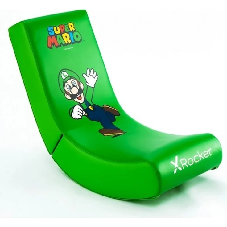 X Rocker Nintendo Super Mario™ Floor Rocker Gaming-Bodensessel im Luigi Design für Kinder & – Bild 4