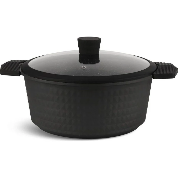 Edenberg Topf-Set 15 Tlg Schwarze Töpfe Bratpfannen und Kasserolle Glasdeckel Keramik, Aluminium, Edelstahl, Keramik (Es ist eine perfekte Geschenkidee für jeden Anlass, Bestseller-Topfset – höchste Qualität und Funktionalität) – Bild 2