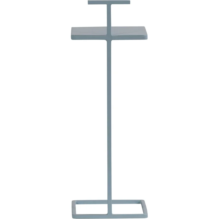 Beistelltisch Toste Metall, modern und quadratisch, hellblau lackiert, 64 x 22 x 22 cm – Bild 4