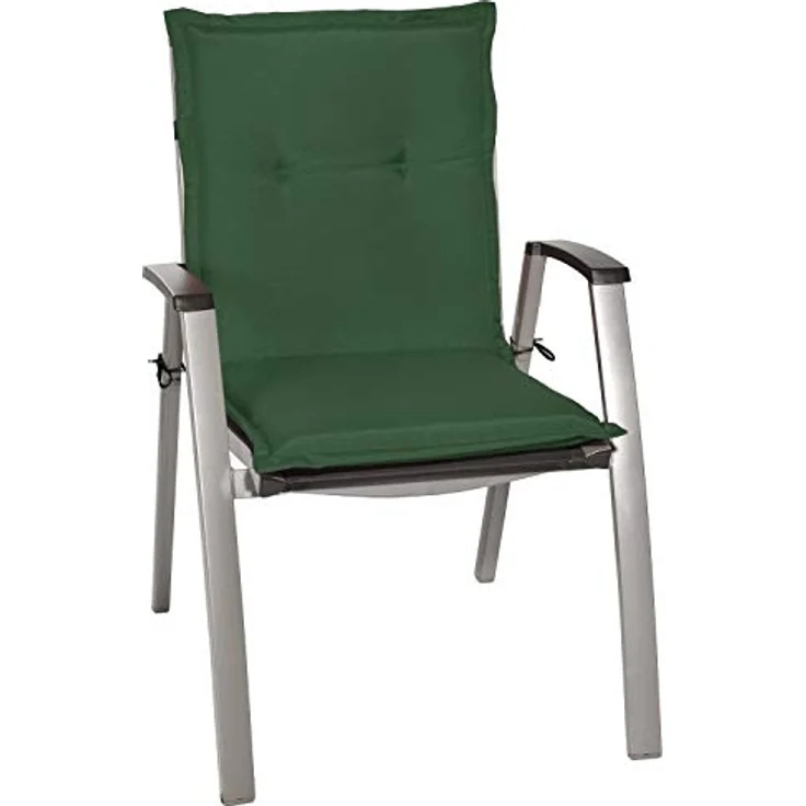 Beautissu 4er Set Niederlehner Auflage Loft NL 100 x 50 x 6 cm dunkelgrün – Bild 10