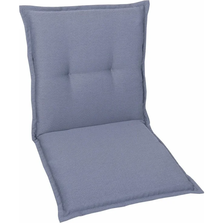 GO-DE Gartenstuhlauflagen niedriglehner 100 x 50 x 7 cm blau – Bild 4