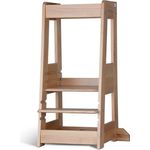 tiSsi 'Felix' Lernturm, Tritt 3-fach höhenverstellbar, Buche natur, Massivholz