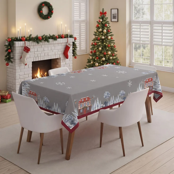 Hermia Concept 'Xmas 15 - Small' Tischdecke, Mehrfarbig, 100 x 160 cm – Bild 1