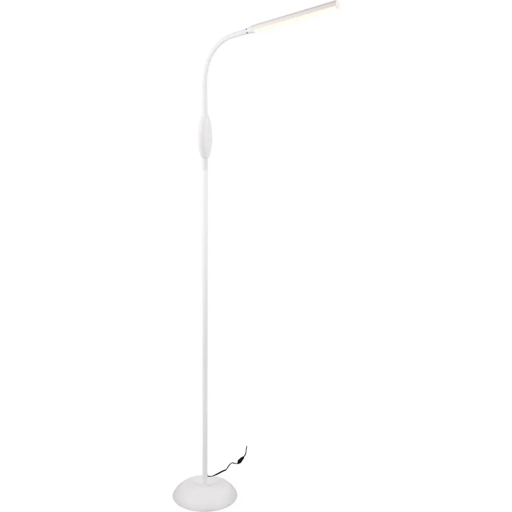 LED Stehleuchte, weiß, Touchschalter, flexibel, H 145 cm – Bild 2
