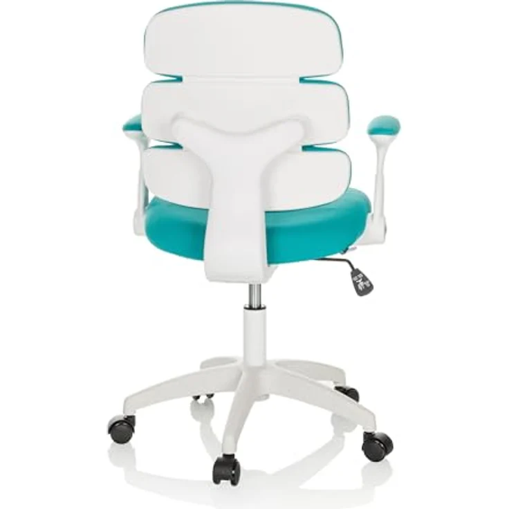 hjh OFFICE Kinderdrehstuhl Kid ERGOLINO W Kinderstuhl mit ergonomischer Rückenlehne, Blau, 736430 – Bild 10