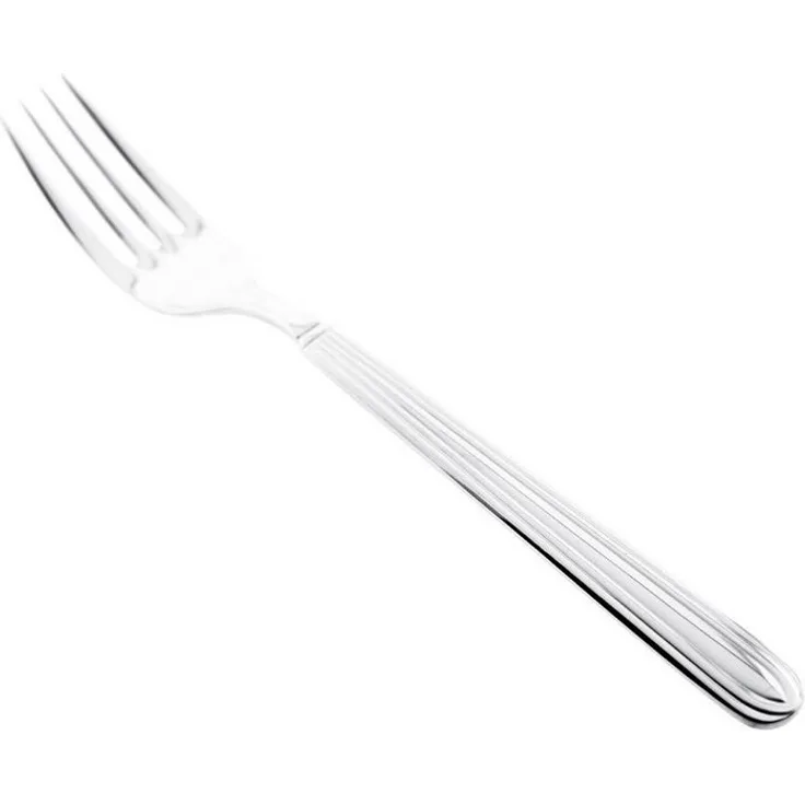 Almina 6 Tlg. Menügabel-Set in Silber aus Chrom-Edelstahl 18/10 mit Motiv