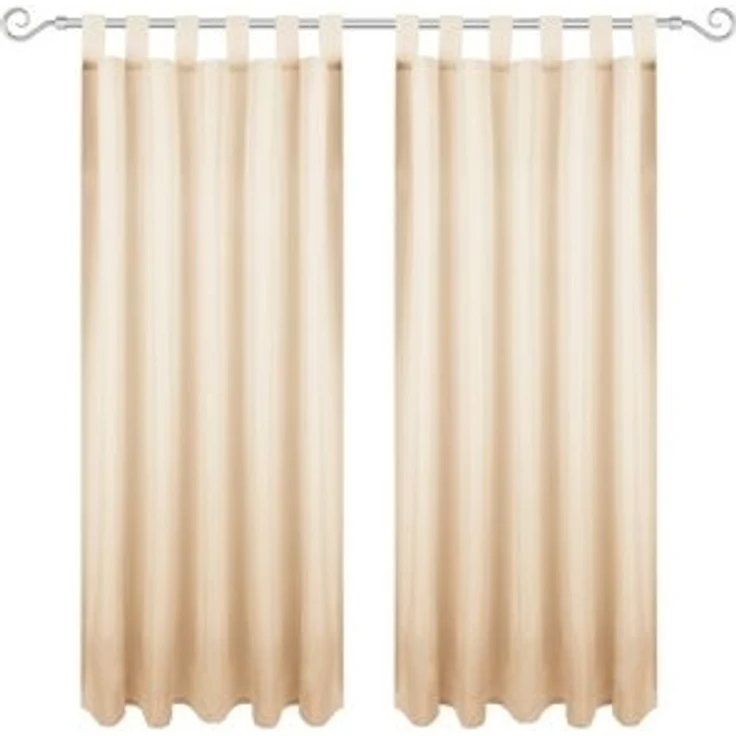 Bestlivings Gardine "Ellen" mit Schlaufen (2 St), Schlaufe, blickdicht, Polyester, einfarbig, modern, waschbar bei 30°C – Bild 6