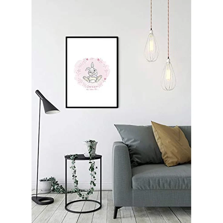 Komar Disney Wandbild Klopfer, hochwertiger Kunstdruck für Kinderzimmer, 30x40cm, ohne Rahmen, WB031-30x40 – Bild 5