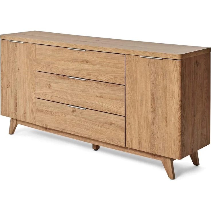 Jahnke Sideboard, Engineered Wood, Montana Eiche Nb, One Size – Bild 4
