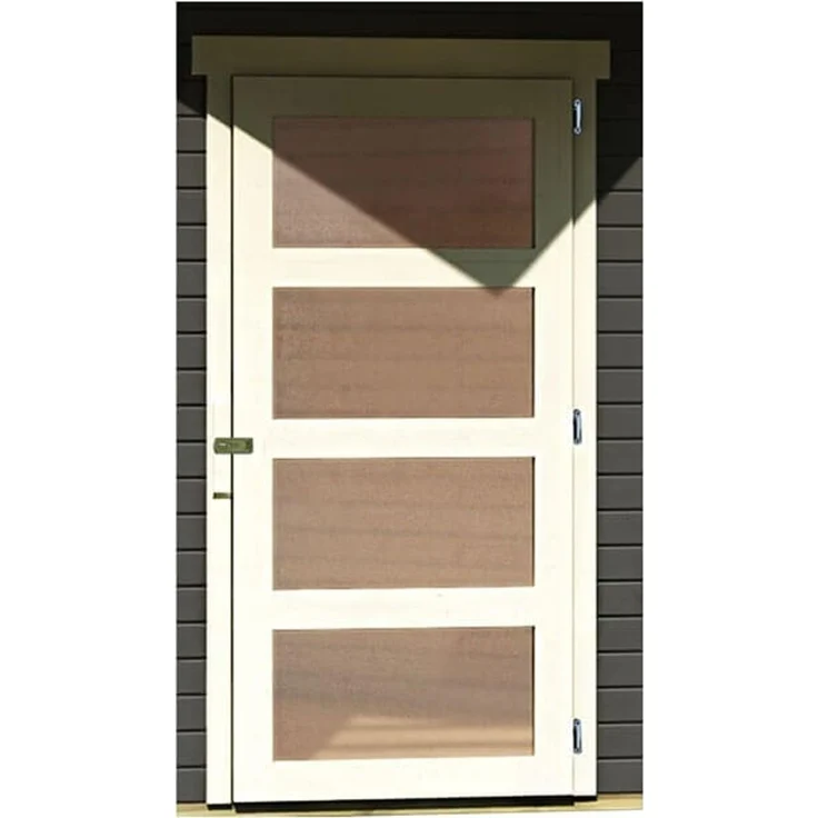 Karibu Holz Gartenhaus "Schwandorf 3", terragrau, 2,1x2,2 m (B x T),ohne Anbaudach – Bild 3