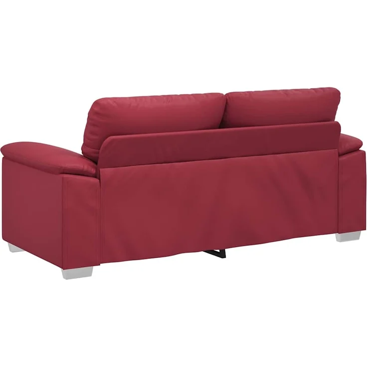 vidaXL 2-Sitzer-Sofa Weinrot 180x81x84 cm Kunstleder 4105341 – Bild 5