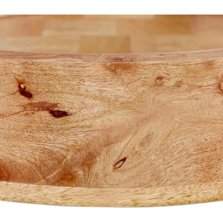 Rundes Tablett aus Mangoholz – Bild 7