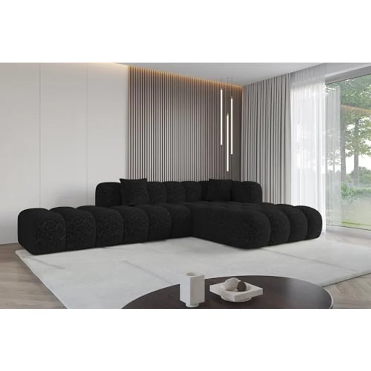 ALTDECOR Ecksofa OLEA-L2, L-Form Eckcouch mit hochwertiger Polsterung und stabilem Untergestell, vielseitige Wohnlandschaft für angenehmen Sitzkomfort – Bild 4
