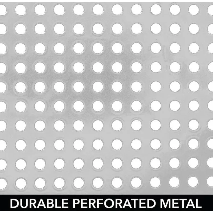 Küchenregal Geschirrablage ausziehbar Organizer Küche mDesign 2-teilig Silber – Bild 6