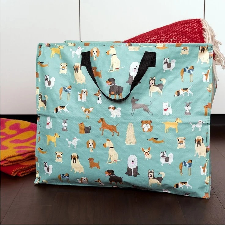 Rex London Aufbewahrungstasche XXL Tasche Allzwecktasche (Jumbotasche, 1-tlg, ca. 55 x 48 x 28 cm / 74 Liter), Riesentasche mit Reißverschluss – Bild 3