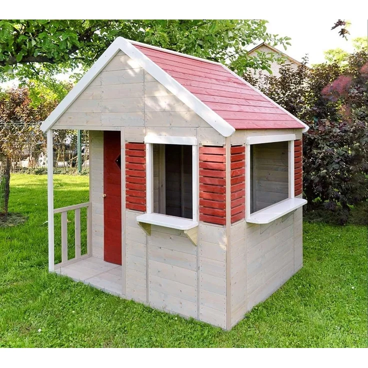 Wendi Toys Holz Spielhaus Krokodil | Natur | – Bild 5
