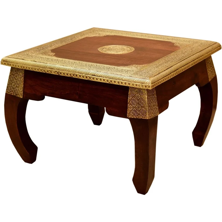 Orientalischer Opiumtisch Messing S – Bild 4