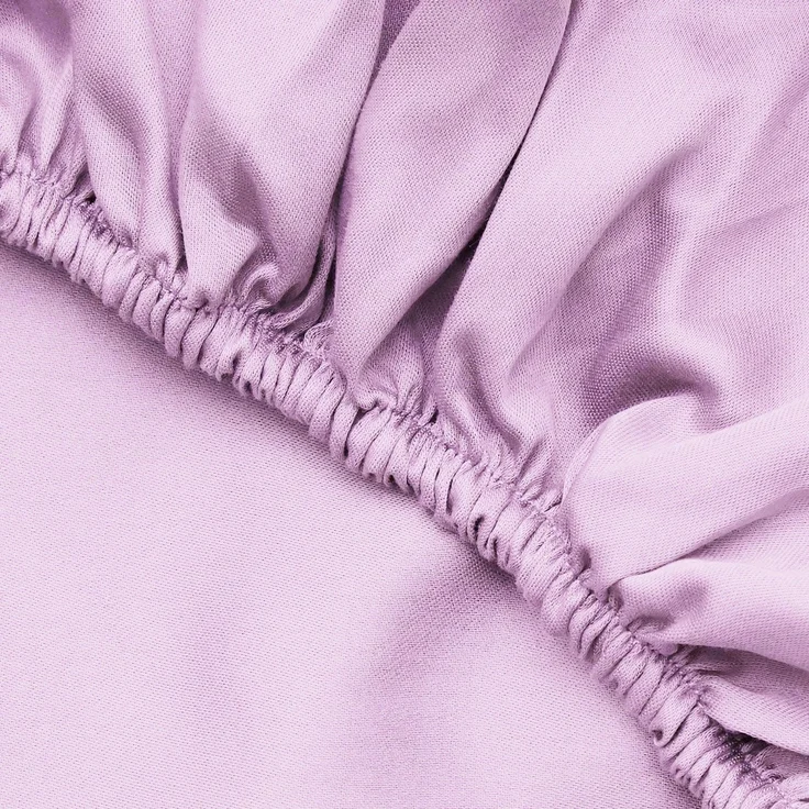 L'essentiel Maison 'Lilac' Ranforce Queen Spannbettlaken (DE), Lila, 200+30 x 150 cm – Bild 4