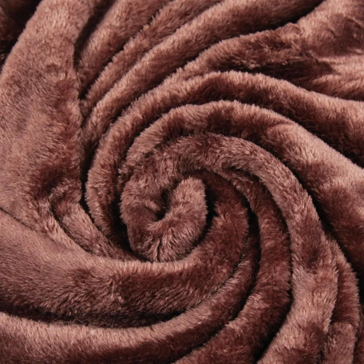 Kuscheldecke "Celina" Braun 180x220 cm – Bild 10