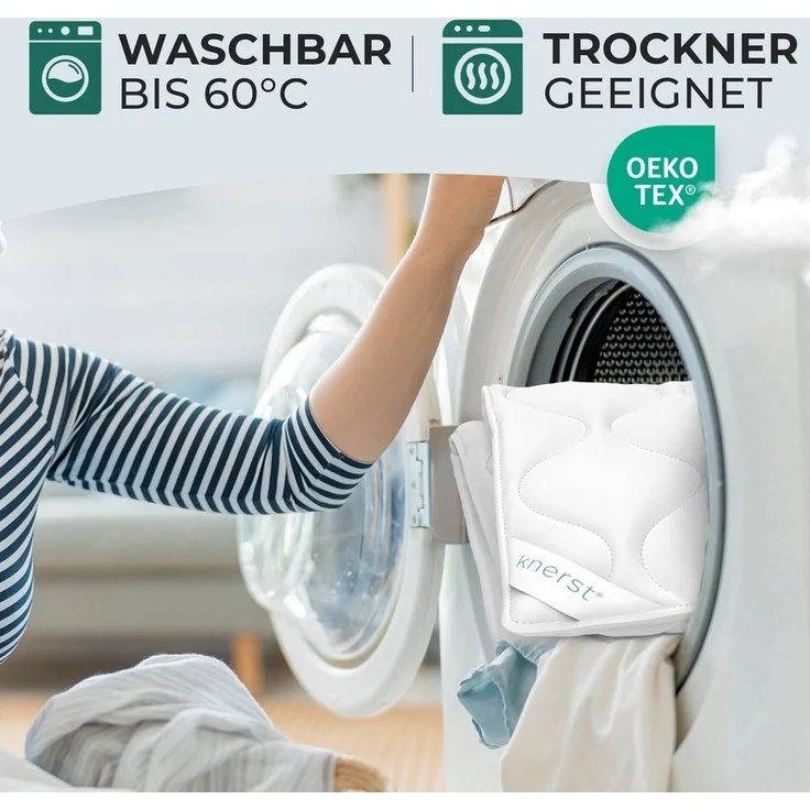 KNERST Microfaserbettdecke Mikrofaserbettdecke Sommerdecke Ganzjahresdecke 135x200, 155x220, uvm, Füllung: Klimafaser-Polyesterfüllung, Allergikerfreundlich, atmungsaktiv, temperaturausgleichend – Bild 3