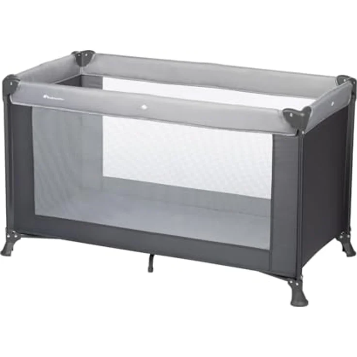 BEBECONFORT Soft Dreams, Reisebett Baby, 0–3 Jahre (0–15 kg), leichtes Reisebettchen, Matratze aus Holzfasern & Schaumstoff (60x120 cm), Tragetasche, kompakt zusammenklappbar, Tinted Graphite – Bild 2