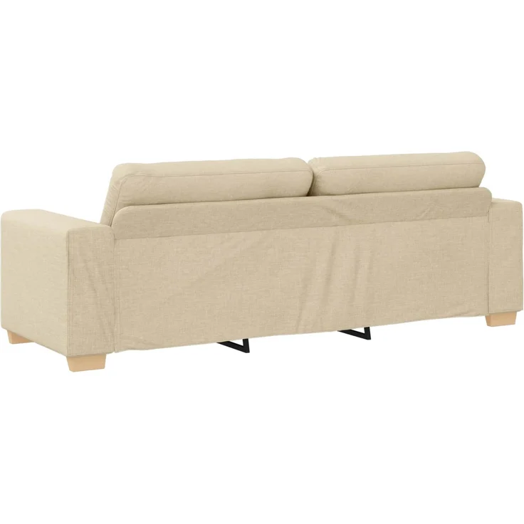 vidaXL 3-Sitzer-Sofa Creme 180 cm Stoff 4105095 – Bild 4