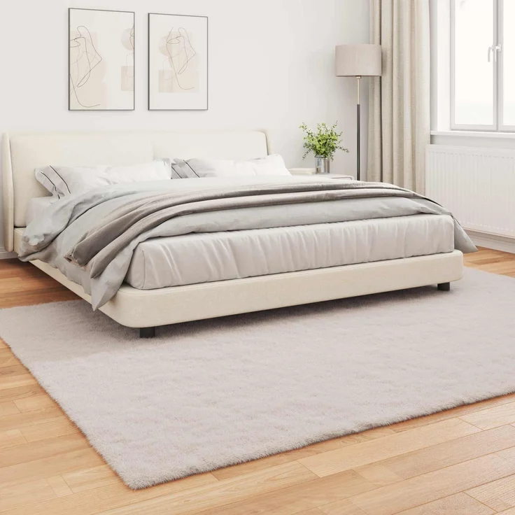 vidaXL Rutschfester Kunstfellteppich Olite Beige 200 x 280 cm 42021639 – Bild 3