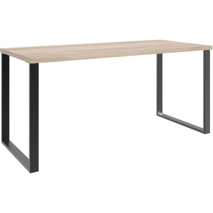 Home Desk Schreibtisch braun Holzwerkstoff 70cm x 159cm x 75cm – Bild 1