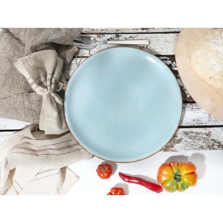 Vintage Nature Aqua, Pizzateller 4-tlg (mo) – Bild 5