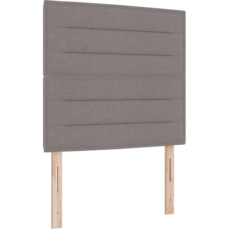 vidaXL Ottoman Bett mit Matratze mit Kopfteil Taupe 80 x 200 cm Stoff 3457366 – Bild 4