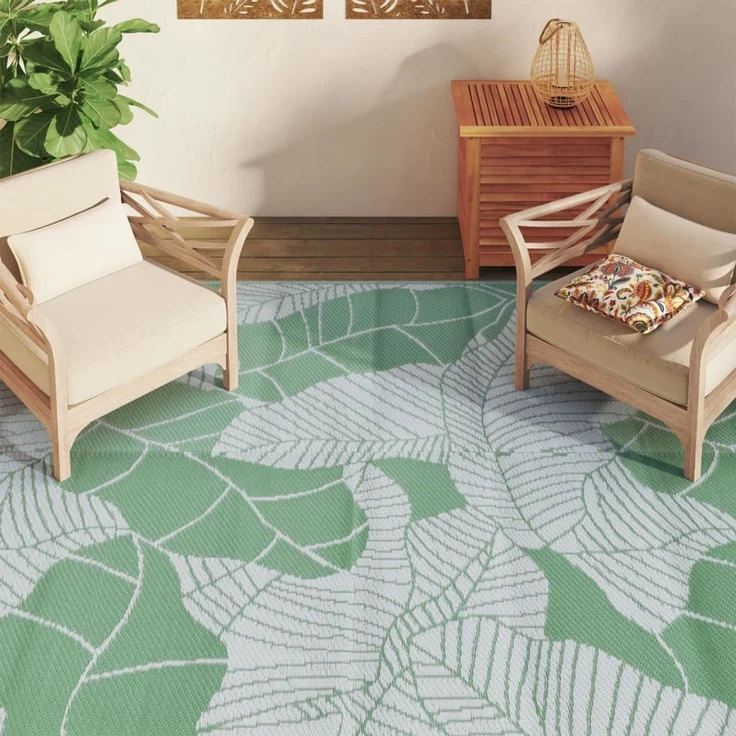 vidaXL Outdoor-Teppich ARAKIL Grün 190x290 cm PP 368584 – Bild 2