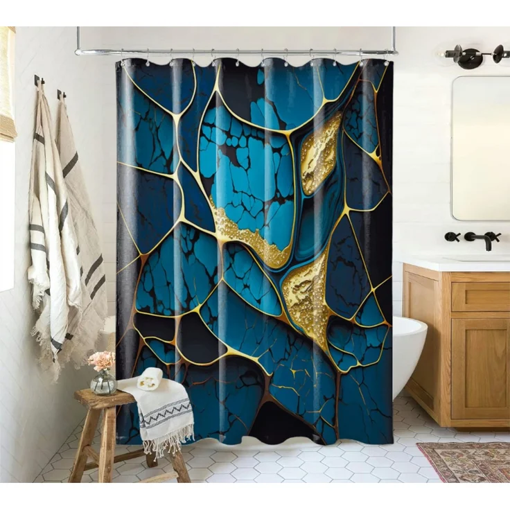 Sanilo Duschvorhang mit Motiv, viele schöne Duschvorhänge zur Auswahl, Breite 180 cm, 100% wasserdicht, Anti-Schimmel-Effekt, hochwertige Qualität – Bild 2