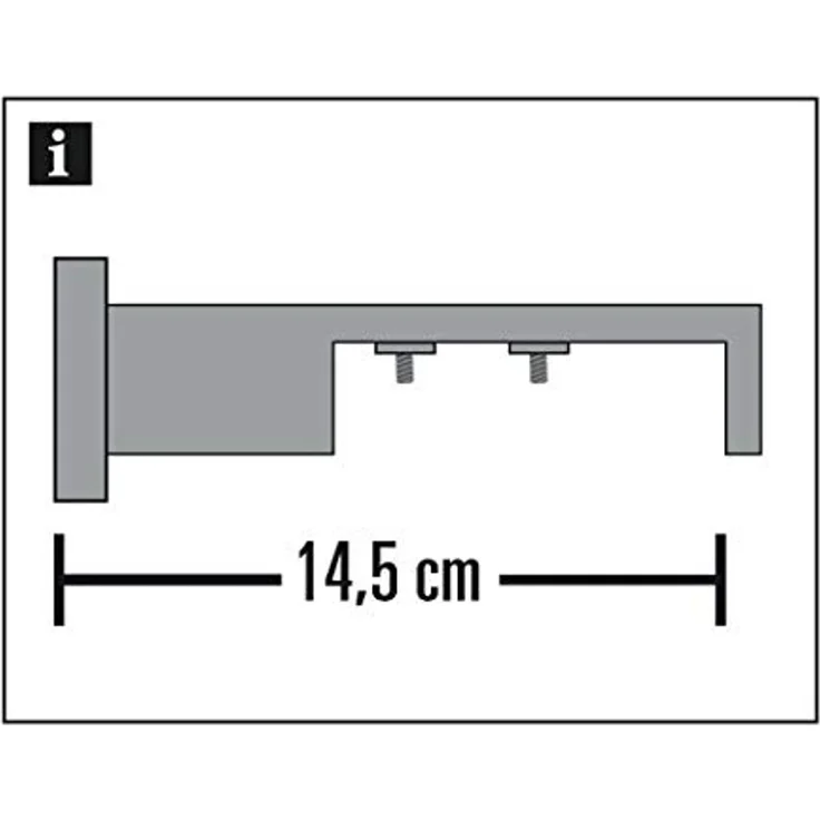 Gardinia Multiträger Luxor Stahl-gebürstet – Bild 4