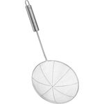 Edelstahl Abseihlöffel Schaumlöffel Schöpflöffel Schaumkelle 39. 5 cm Silber
