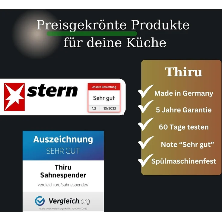 Thiru Salatschüssel 6 Teilig 0,6L/1,3L/2,5L/4,4L - mit Deckel, Seiher, Salatbesteck, (8-tlg), Spülmaschinenfest – Bild 7