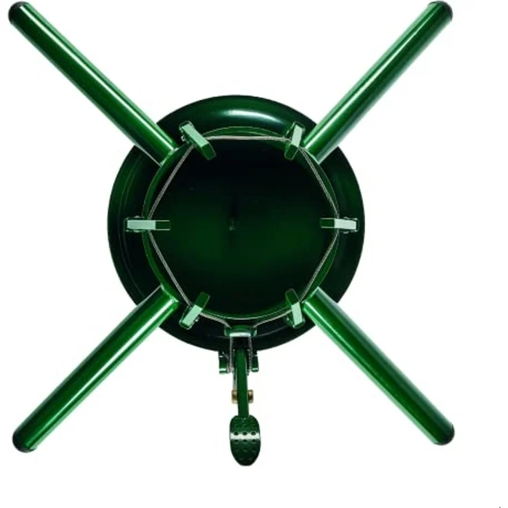 Krinner Christbaumständer KRINNER Montana Stahl (1-tlg), Original-Rundum-Einseil-Technik – Bild 2